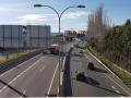Farolas en una de las carreteras de Madrid
