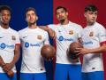 El FC Barcelona presenta su segunda equipación