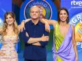 Ramón García, Michelle Calvó y Cristinini, presentadores de El Grand Prix del Verano