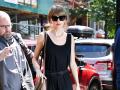 La cantante Taylor Swift fotografiada en Nueva York