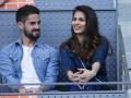 Sara Sálamo, con Isco, en una imagen de archivo