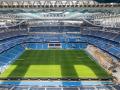 El estadio Santiago Bernabéu, en obras, en una imagen de hace unas semanas