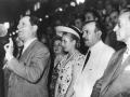 Juan Domingo Perón junto a su mujer