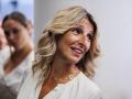 La líder de Sumar, Yolanda Díaz, este lunes