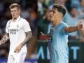 Toni Kroos (izq.) y Gabri Veiga (dcha.)