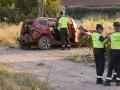 La Guardia Civil de Tráfico en el lugar de los hechos