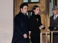 Felipe Juan Froilan and Victoria Federica Marichalar arrive in Athens for the funeral of Constantine of Greece, Sunday January 15, 2023.