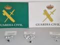 Droga intervenida por la Guardia Civil en Villa del Río