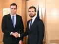 Pedro Sánchez y Pablo Casado, en una reunión con motivo de la investidura del primero