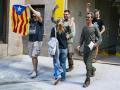 Los CDR que fueron detenidos por intentar boicotear el paso de La Vuelta Ciclista por Cataluña