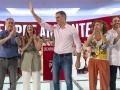 Pedro Sánchez, este sábado en un mitin del PSOE