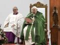 El Papa Francisco habla en la misa ofrecida en Mongolia