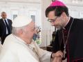 El papa Francisco y José Cobo, arzobispo de Madrid