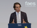 Aznar en la fundación FAES