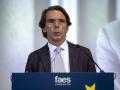 El expresidente José María Aznar en FAES