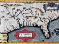 Mapa de La Florida en "Theatrum Orbis Terrarum", en el Museo Naval de Madrid