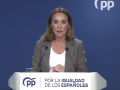 Cuca Gamarra en rueda de prensa