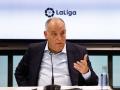 Javier Tebas, presidente de LaLiga, en un acto el pasado mes de mayo