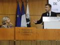 El presidente francés Emmanuel Macron se dirige a la Asamblea de Córcega