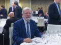 El expresidente de la Junta de Extremadura, Juan Carlos Rodríguez Ibarra, durante la cena homenaje a Juan José Laborda en el Hotel Meliá Castilla, a 14 de septiembre de 2023, en Madrid (España). Unas 150 personalidades, entre ellas exministros de PSOE y PP, han rendido homenaje al expresidente del Senado, Juan José Laborda, con motivo del fin de su mandato como consejero de Estado.
14 SEPTIEMBRE 2023;PERSONALIDADES;EXMINISTROS;EXPRESIDENTE;SENADO;CONSEJERO;ESTADO;MANDATO;FIN
Gustavo Valiente / Europa Press
14/9/2023