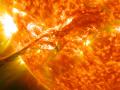 Una erupción solar