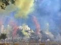 Una mascletá ha cerrado los actos del 9 de Octubre en Valencia.