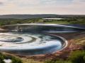 Infogafía de Giga Water Loop, el proyecto de Musk junto a su megafactoría de Tesla en Austin