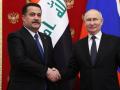 El primer ministro iraquí, Mohammed Al-Sudani, y el presidente ruso, Vladimir Putin