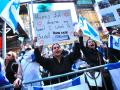 Manifestación a favor de Israel en Times Square, Nueva York
