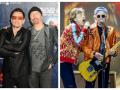 Bono y The Edge de U2, y Mick Jagger y Keith Richards de los Rolling Stones