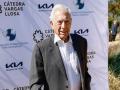 Writer Mario Vargas Llosa during Vargas Llosa Foundation event in Madrid on Friday, 6 October 2023.