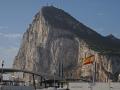 Vista del peñón de Gibraltar desde la Verja