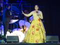 Singer Isabel Pantoja performing in Sevilla during " 50 aniversario " tour on Saturday 23 September 2023.