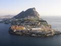 Vista aérea del extremo sur de Gibraltar