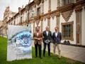 Romero, Alcaide y Aragonés durante la presentación del primer Foro de Empleo y Emprendimiento de Fernán Núñez