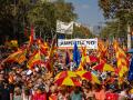 Manifestación en Barcelona convocada por Sociedad Civil Catalana contra la amnistía y el referéndum