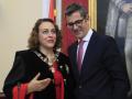 El ministro de la Presidencia y la presidenta del Consejo de Estado, Magdalena Valerio