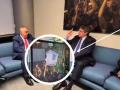 Reunión en Bruselas de Carles Puigdemont y Santos Cerdán