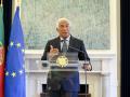 El primer ministro de Portugal, António Costa, anuncia en el Palacio de Sao Bento su dimisión