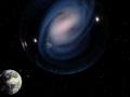 Ilustración de la galaxia difundida por los investigadores