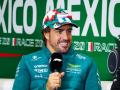 Fernando Alonso hablando tras el Gran Premio de Brasil