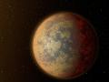 Ilustración de un exoplaneta rocoso