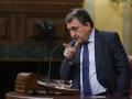 El portavoz del PNV, Aitor Esteban, durante su intervención