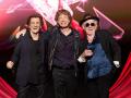 Los Rolling Stones (Ronnie Wood, Mick Jagger y Keith Richards) en la presentación de su nuevo álbum Hackney Diamonds