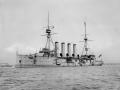 El HMS Cressy, buque líder del escuadrón