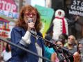 Susan Sarandon, en una manifestación en Nueva York