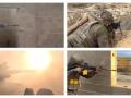 Varias imágenes del despliegue de la Legión en combate urbano