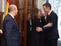 El presidente del Gobierno, Pedro Sánchez, y la presidenta de la Cámara Baja Francina Armengol en el Congreso