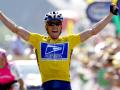 Lance Amstrong, exciclista americano en el Tour de Francia