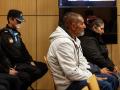 Los tres del clan 'Bocanegra' durante un juicio en la Ciudad de Justicia de Valencia